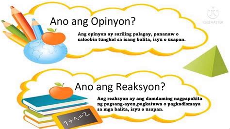 opinion in tagalog|[Expert Verified] ano ang ibig sabihin ng opinyon .